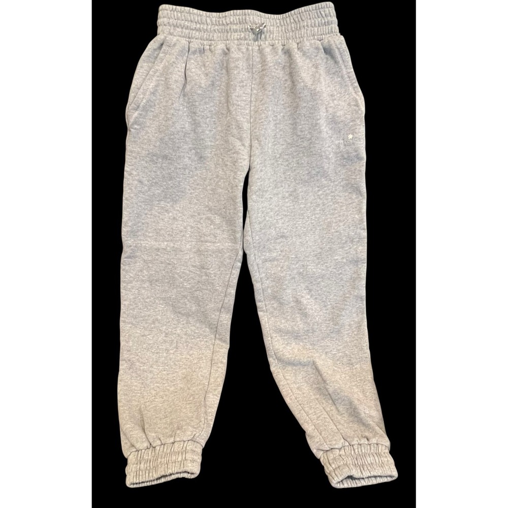 For Love & Lemons Women's Josie Light Grey Fleece Jogger Sweatpants Size Small